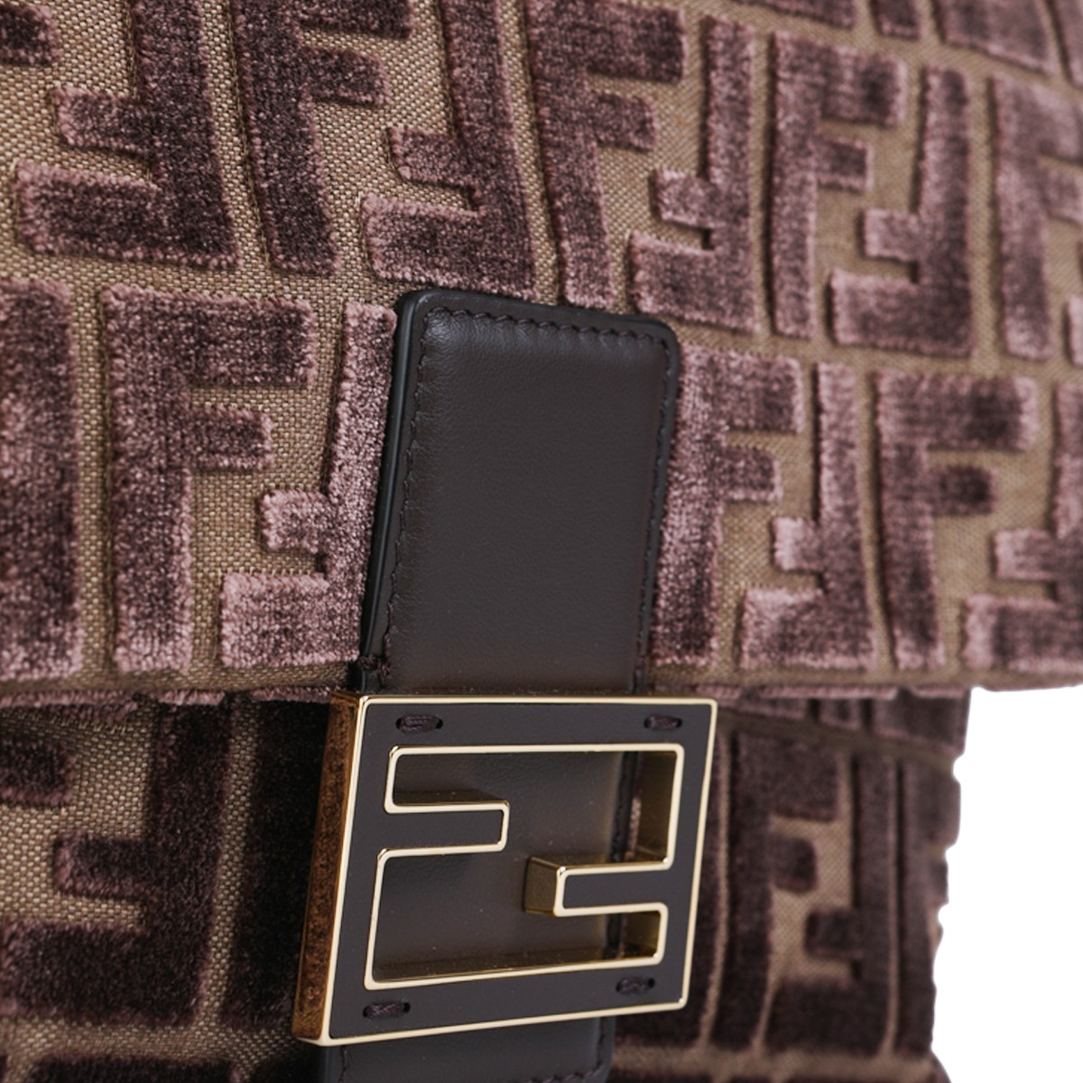 BROWN LEATHER MAMMA BAGUETTE SHOULDER... BROWN LEATHER MAMMA BAGUETTE SHOULDER...