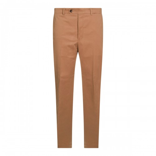 CAMEL COTTON PANTS
