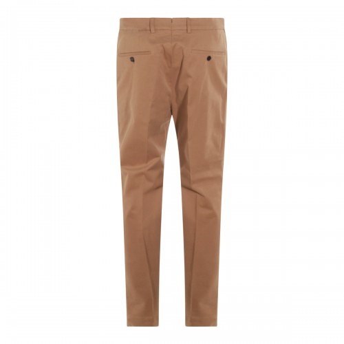 CAMEL COTTON PANTS