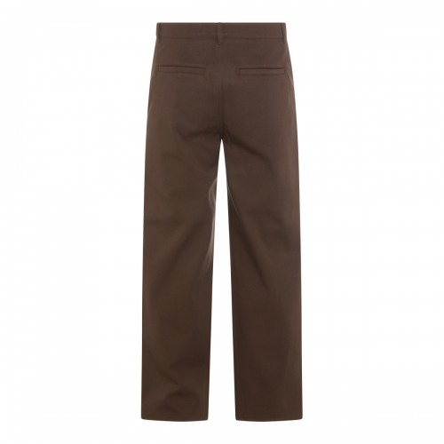 BROWN COTTON JEANS