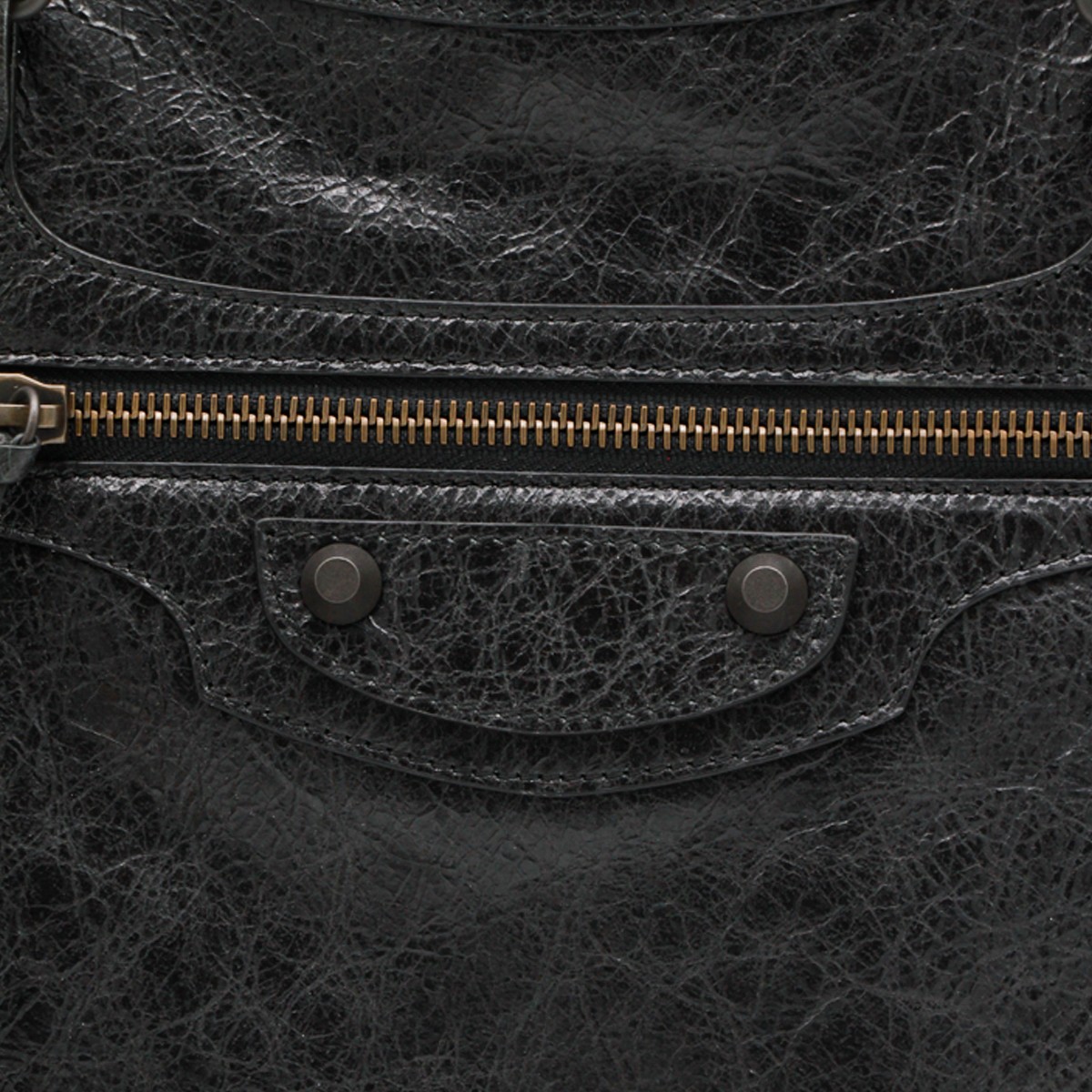 BLACK LEATHER LE CITY MEDIUM TOTE BLACK LEATHER LE CITY MEDIUM TOTE