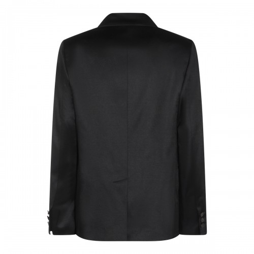 BLACK VISCOSE BLAZER 2