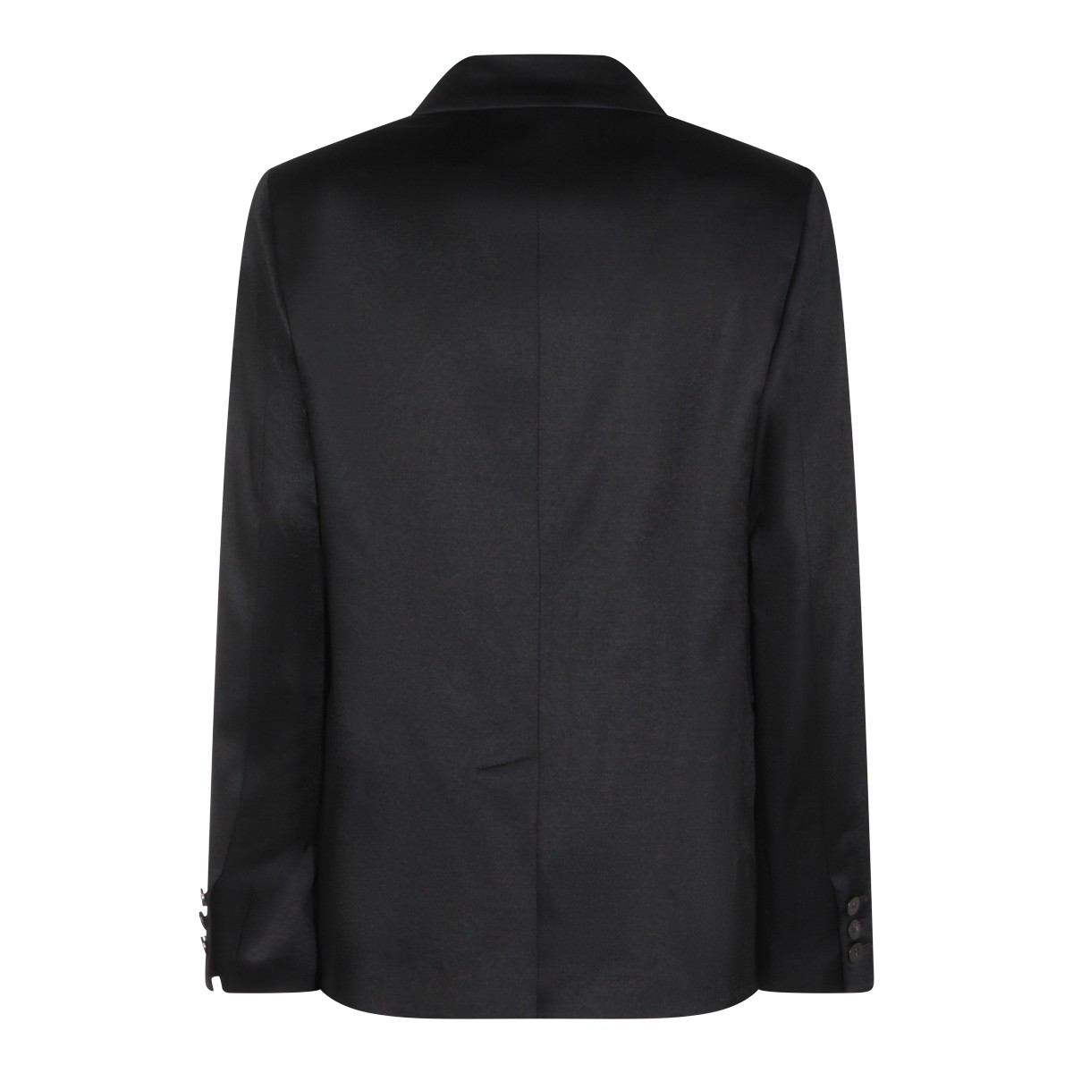 BLACK VISCOSE BLAZER