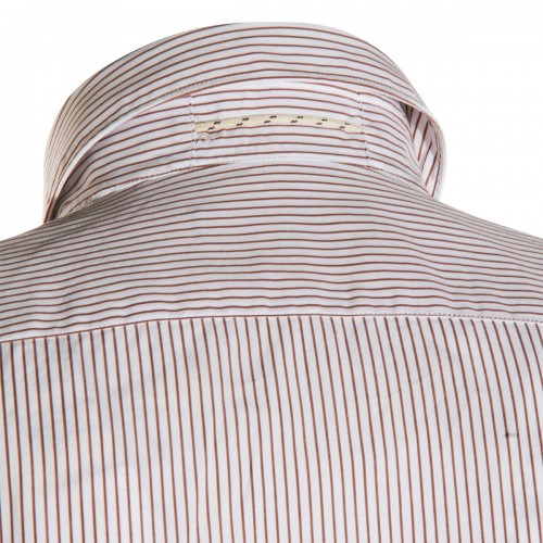 RED AND WHITE COTTON SHIRT