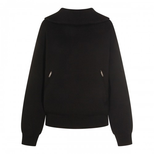 BLACK COTTON KNITWEAR
