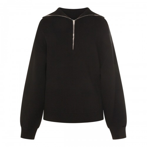 BLACK COTTON KNITWEAR