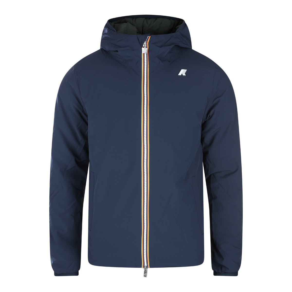 BLUE NYLON JACK CASUAL JACKET BLUE NYLON JACK CASUAL JACKET