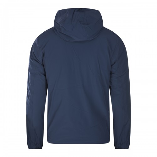 BLUE NYLON JACK CASUAL JACKET