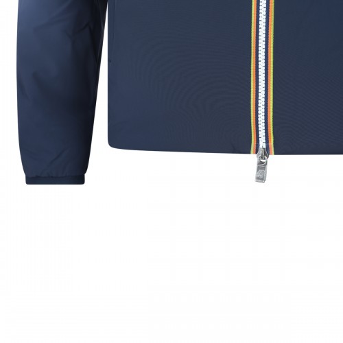 BLUE NYLON JACK CASUAL JACKET