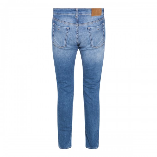 DARK BLUE COTTON JEANS 2