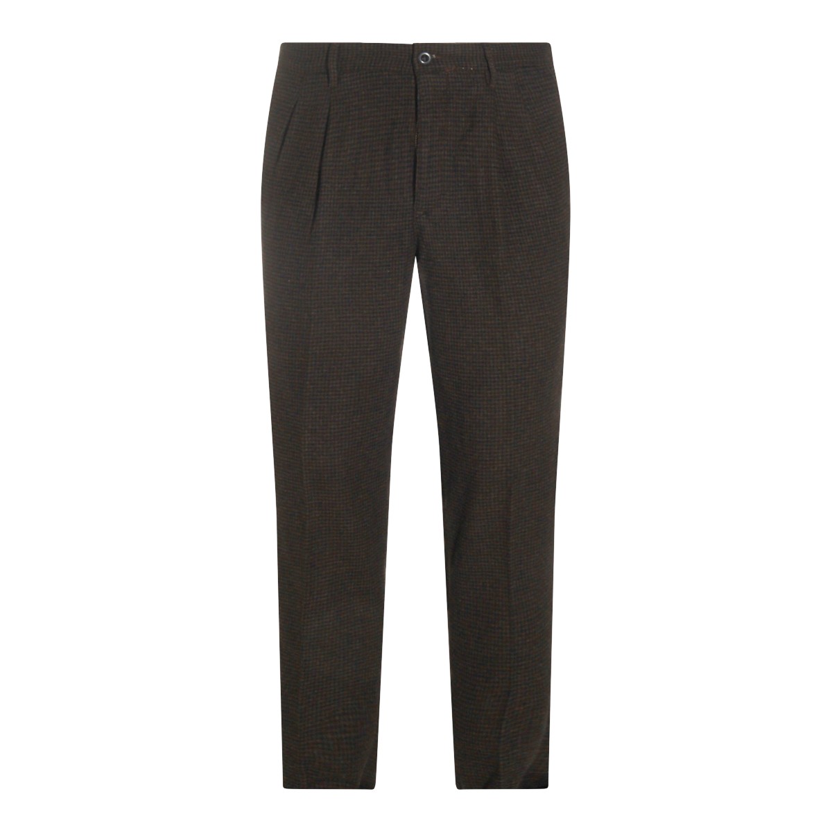 DARK BROWN COTTON PANTS