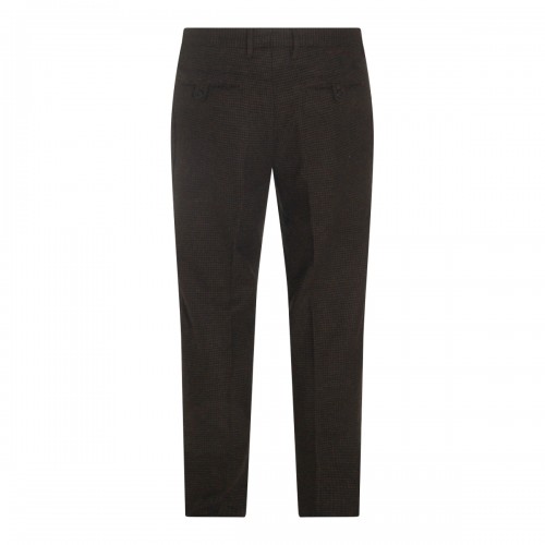 DARK BROWN COTTON PANTS 2
