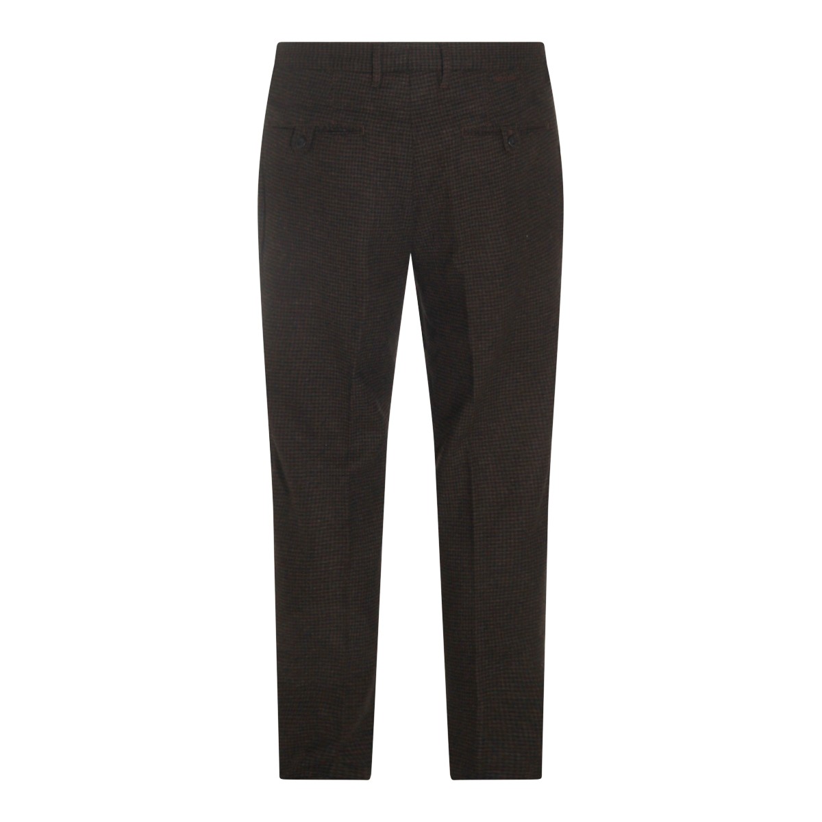 DARK BROWN COTTON PANTS