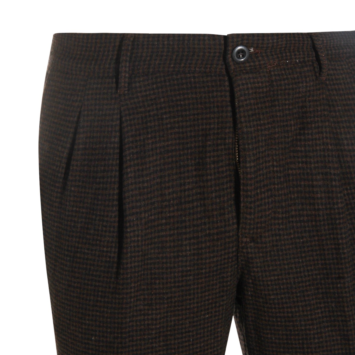 DARK BROWN COTTON PANTS