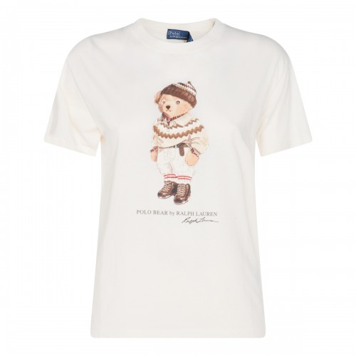 WHITE COTTON T-SHIRT