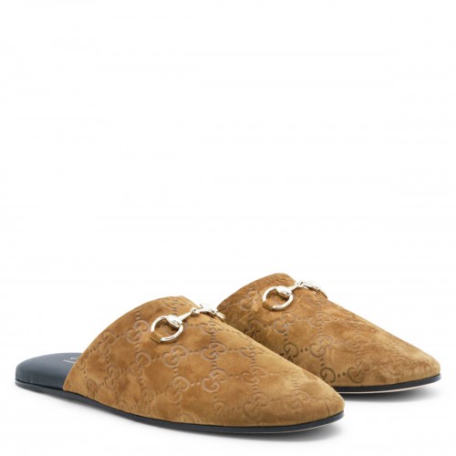 BROWN LEATHER FLATS 2