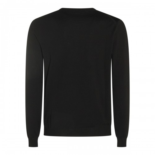 BLACK WOOL KNITWEAR