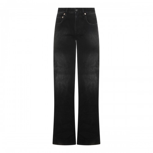 BLACK COTTON JEANS