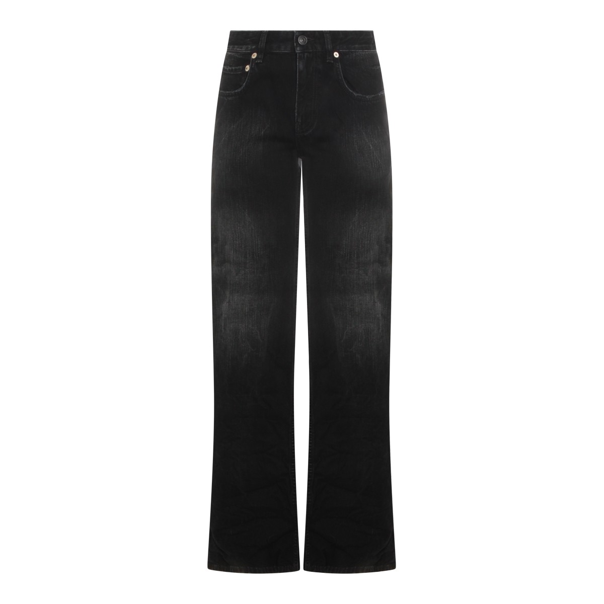 BLACK COTTON JEANS