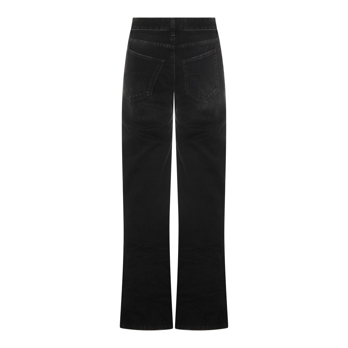BLACK COTTON JEANS
