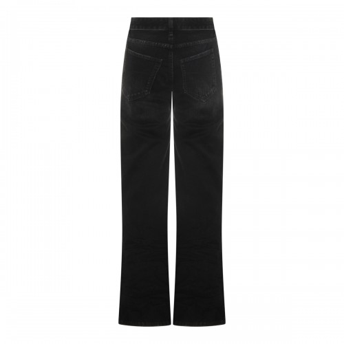 BLACK COTTON JEANS
