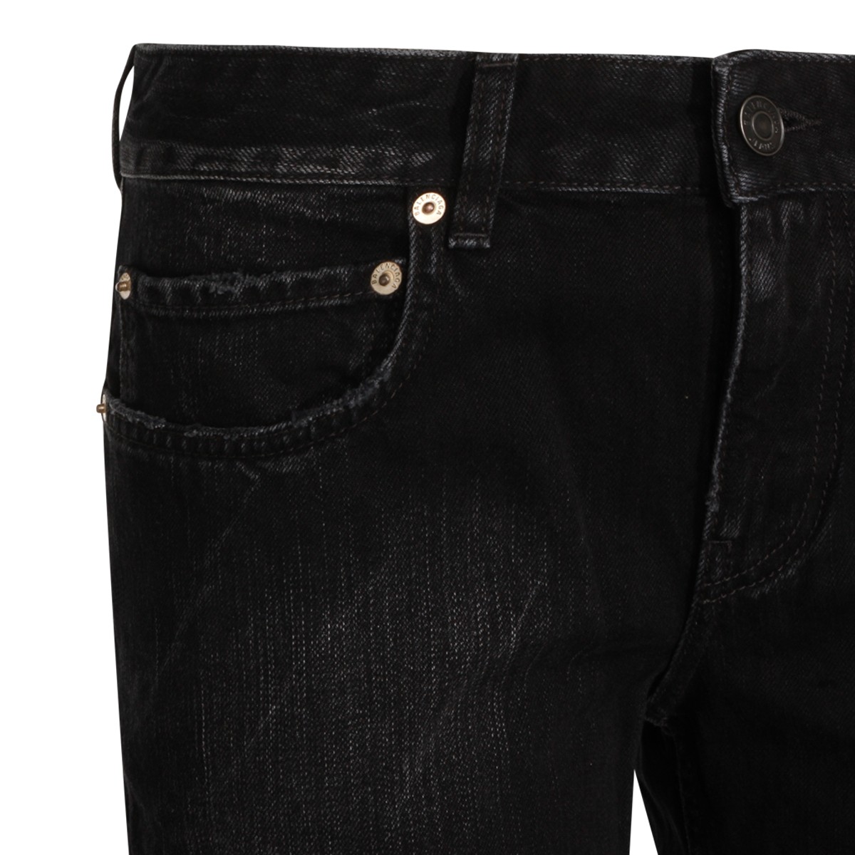 BLACK COTTON JEANS