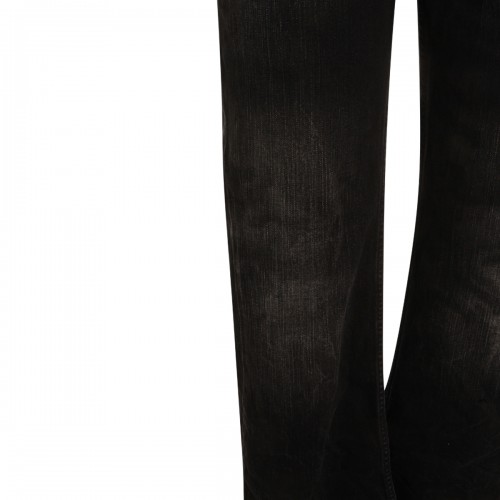 BLACK COTTON JEANS