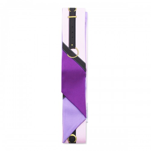 PURPLE SILK SCARF