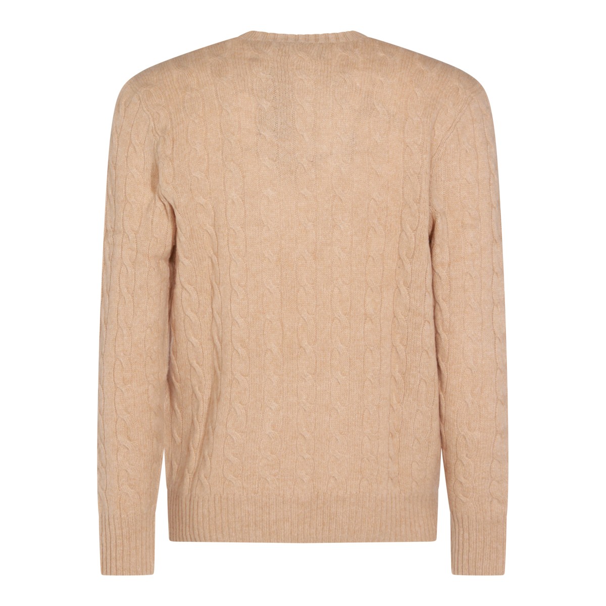 BEIGE WOOL KNITWEAR BEIGE WOOL KNITWEAR