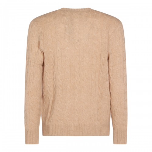 BEIGE WOOL KNITWEAR