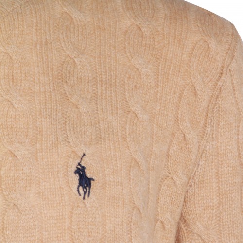 BEIGE WOOL KNITWEAR
