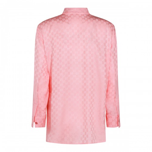 PINK SILK SHIRT