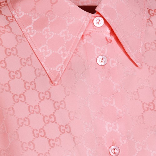 PINK SILK SHIRT