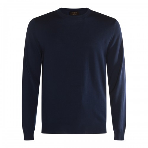 NAVY WOOL KNITWEAR