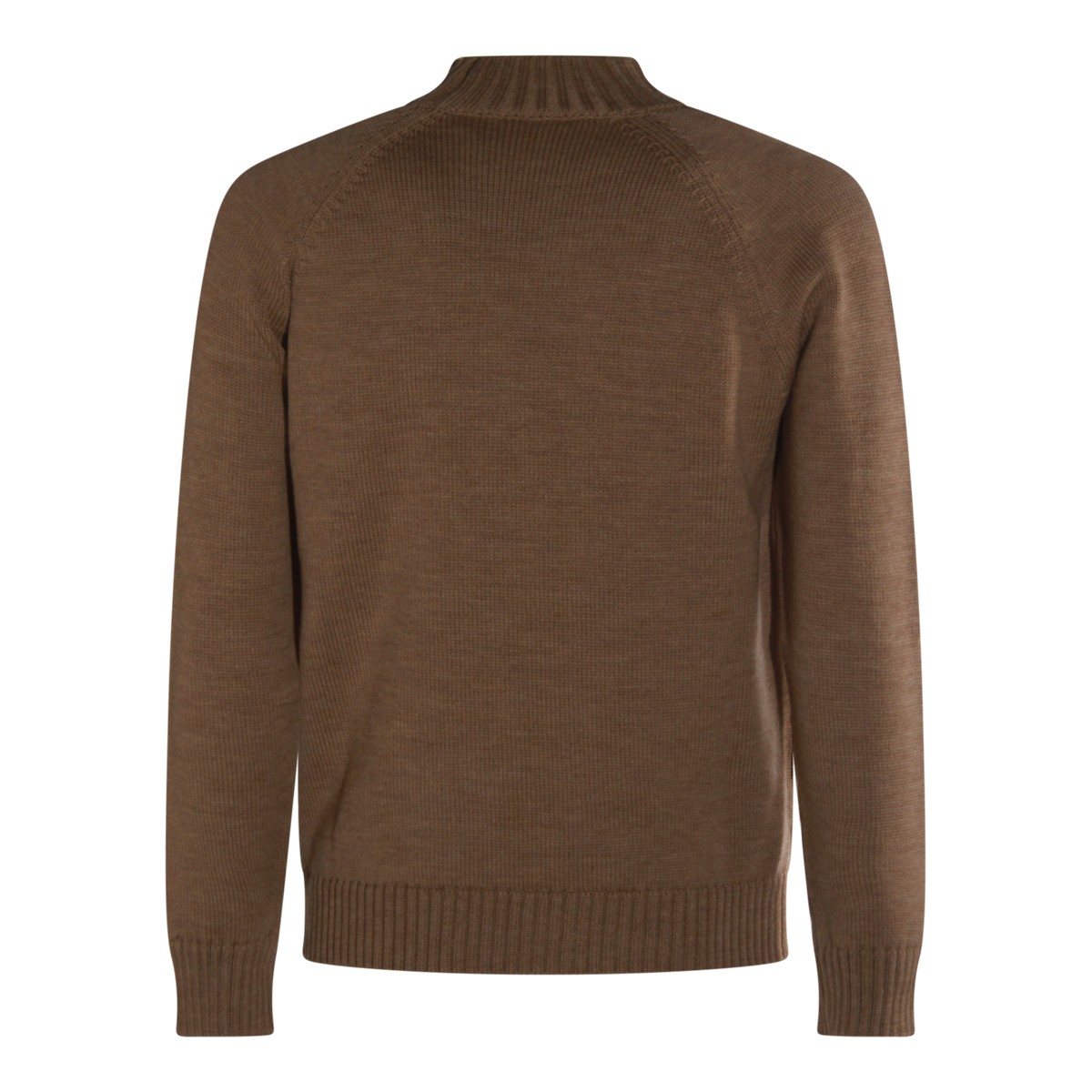 BROWN WOOL KNITWEAR BROWN WOOL KNITWEAR