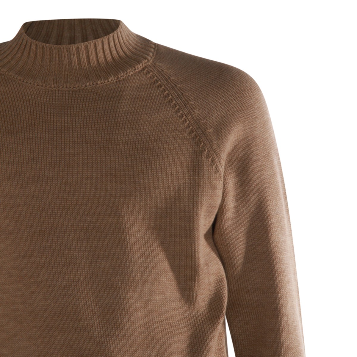 BROWN WOOL KNITWEAR BROWN WOOL KNITWEAR
