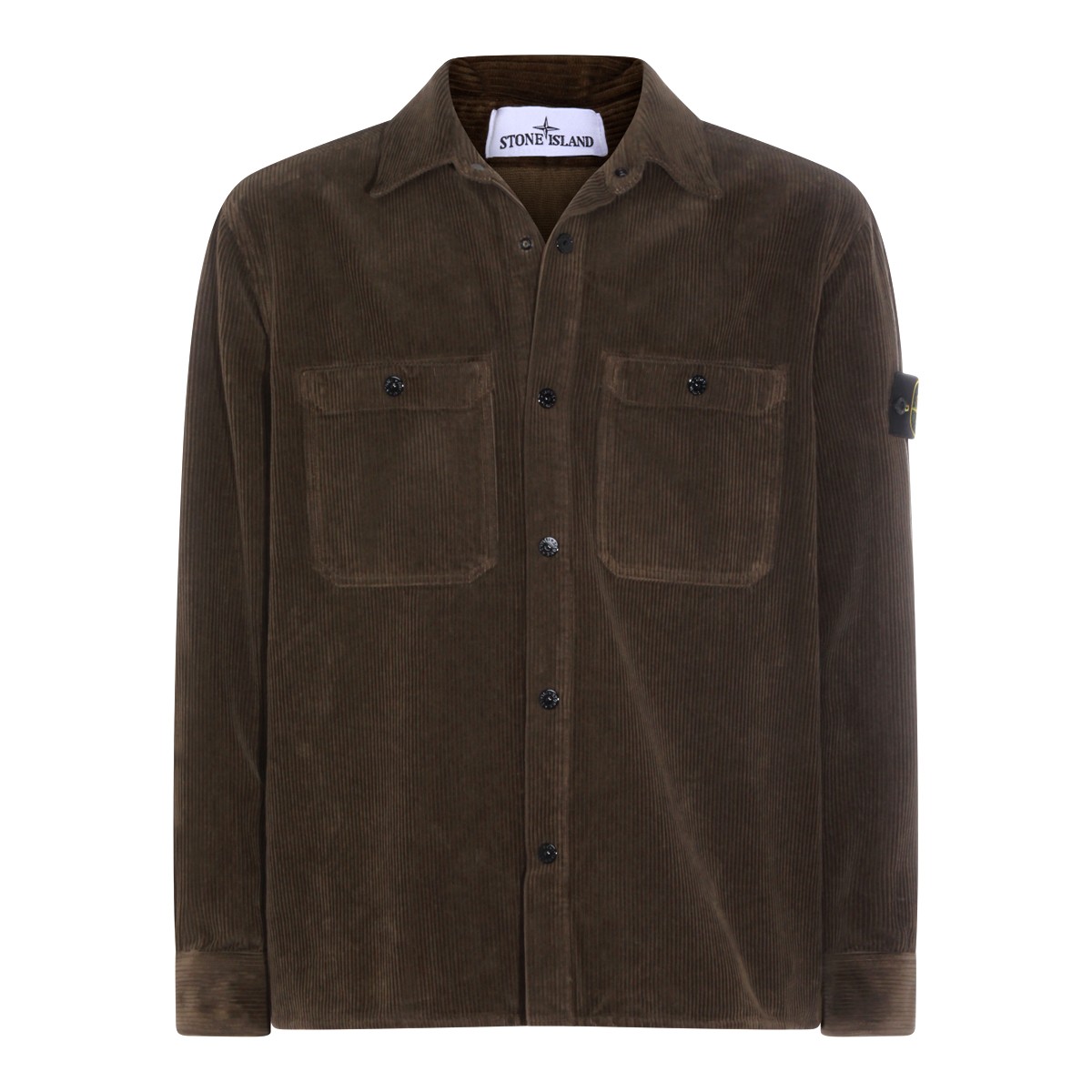 MILITARY GREEN COTTON SHIRT