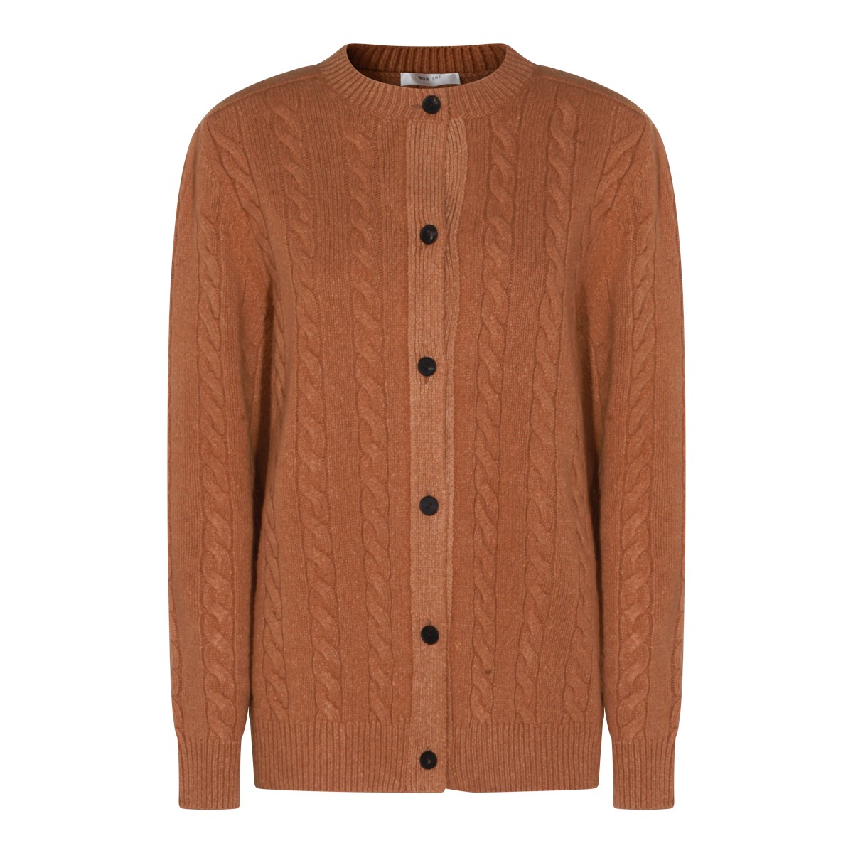 BROWN WOOL KNITWEAR