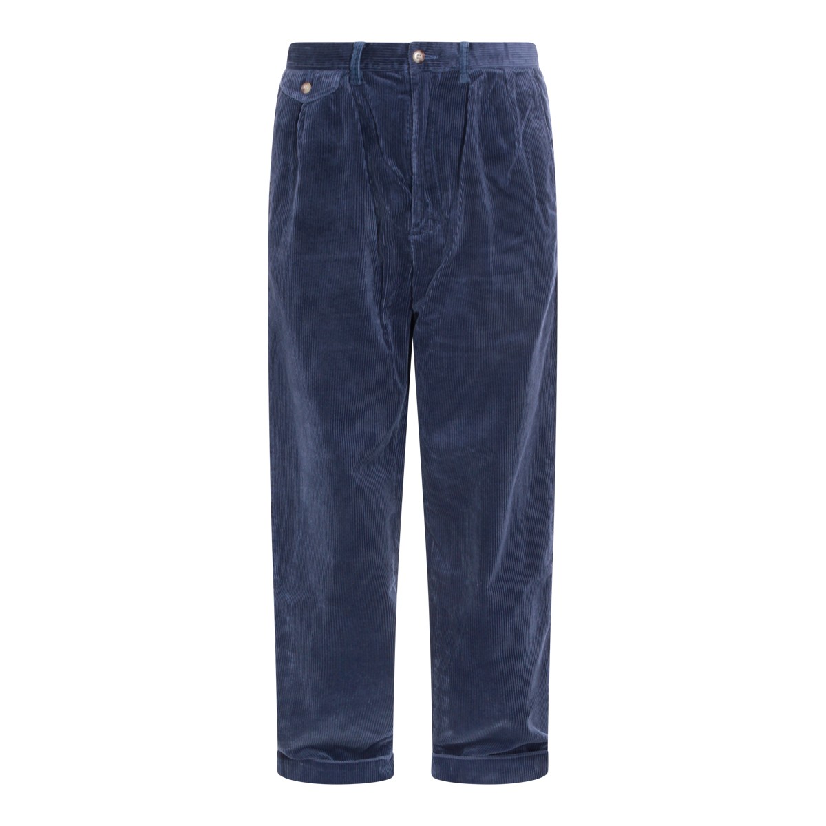 NAVY COTTON PANTS