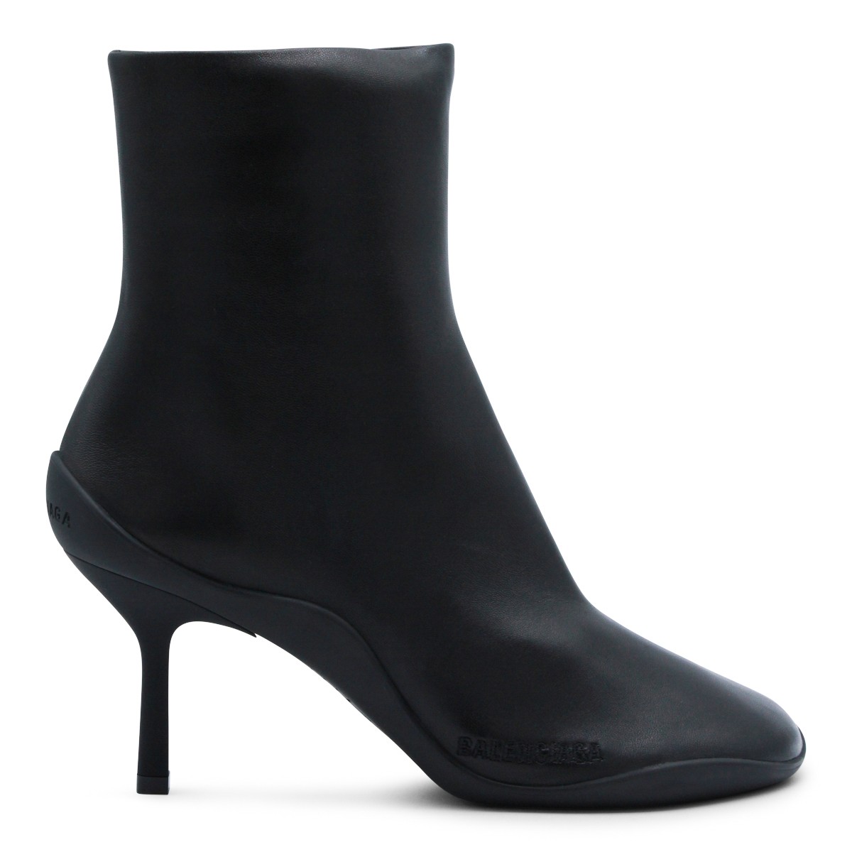 BLACK LEATHER SHIBUYA BOOTS