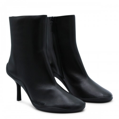 BLACK LEATHER SHIBUYA BOOTS 2
