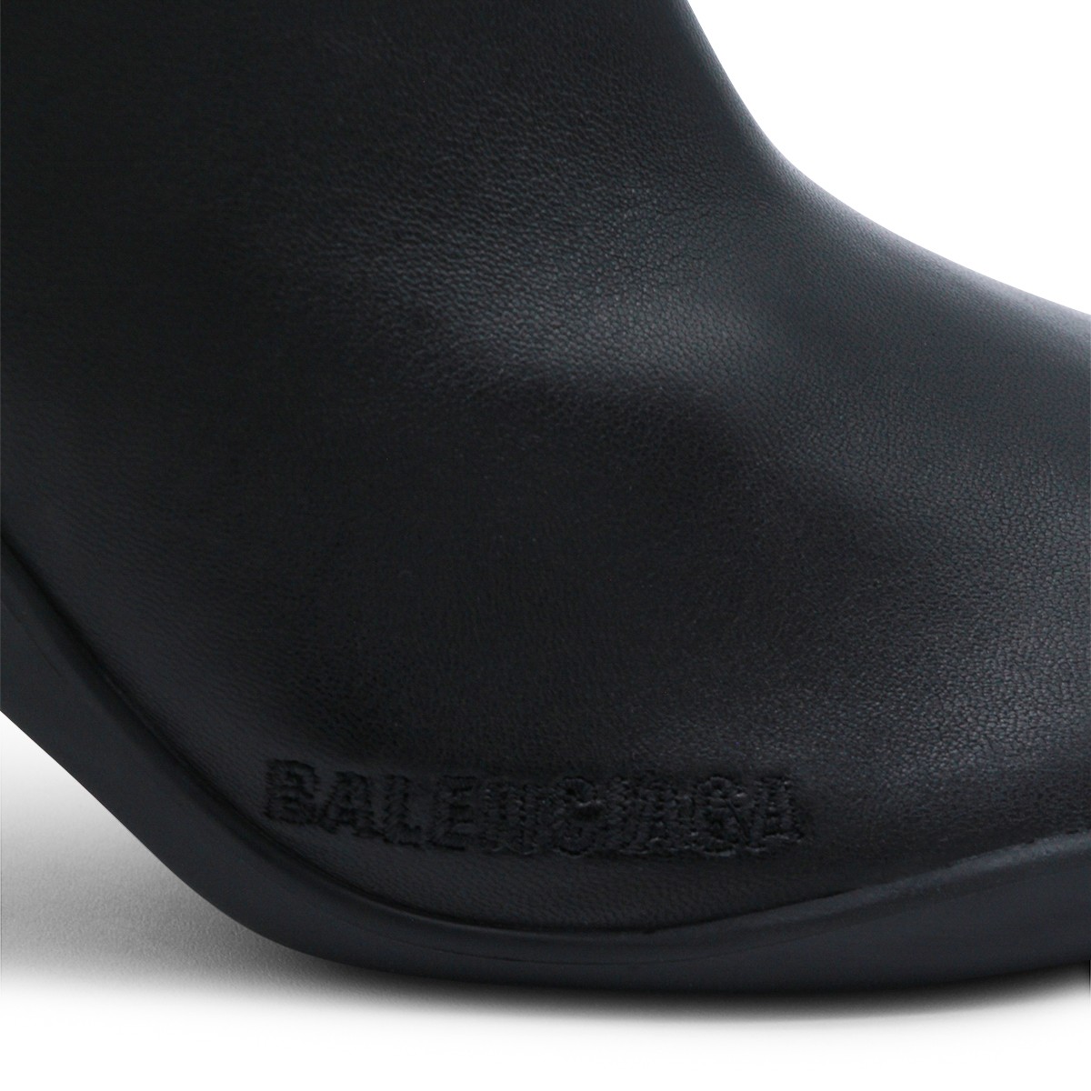 BLACK LEATHER SHIBUYA BOOTS