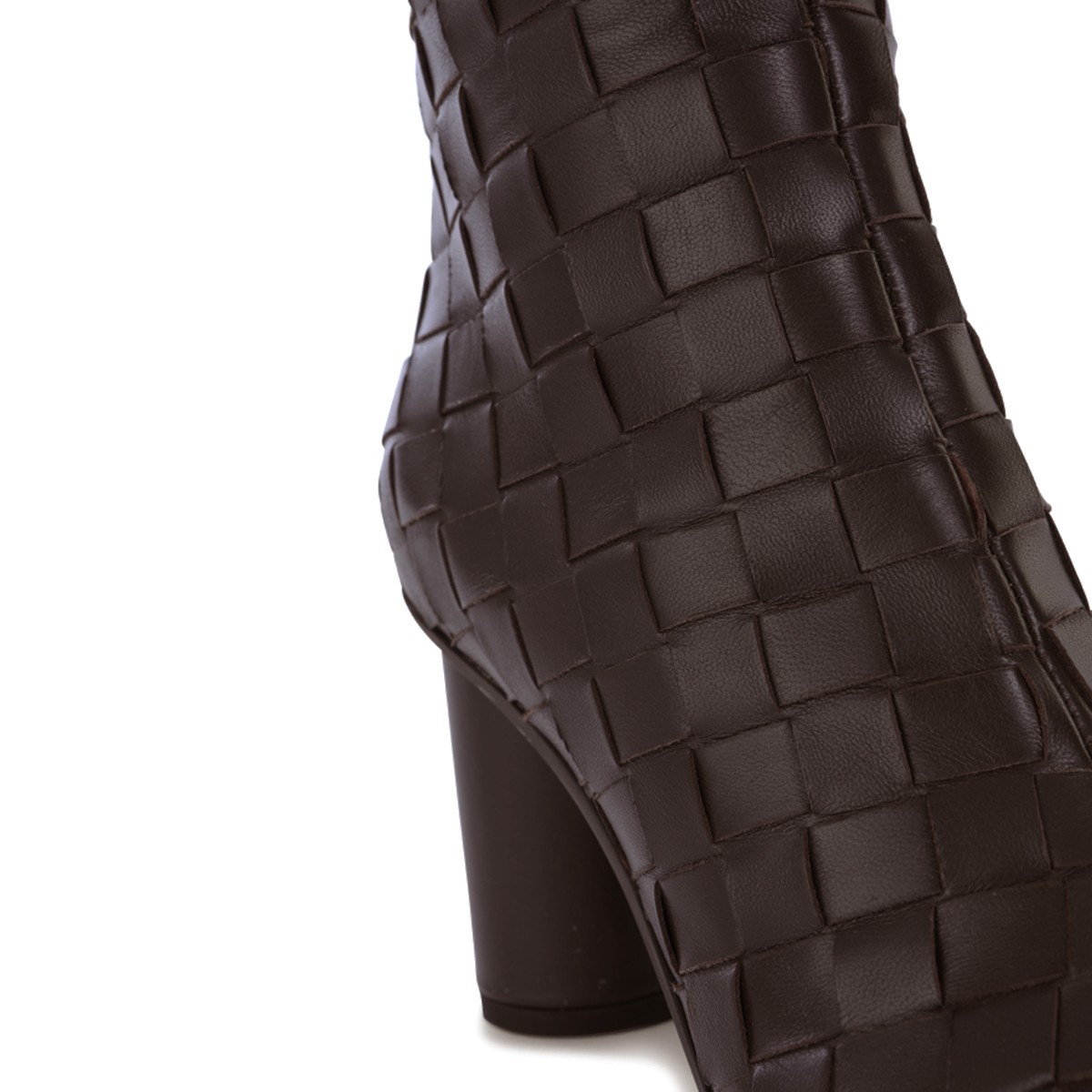 BLACK LEATHER ATOMIC BOOTS