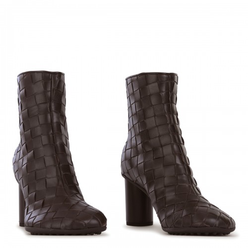 BLACK LEATHER ATOMIC BOOTS