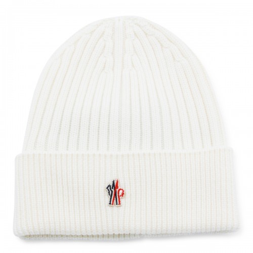 WHITE COTTON BEANIE