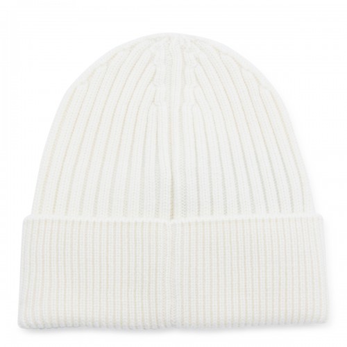 WHITE COTTON BEANIE