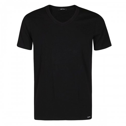 BLACK COTTON T-SHIRT