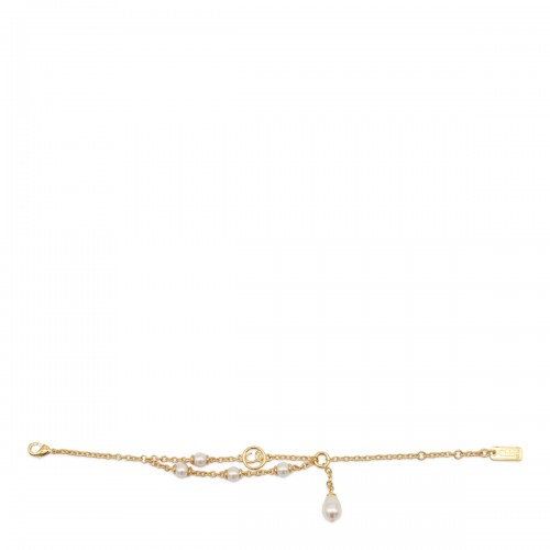 GOLD AND PEARLY BRAS BRACELET