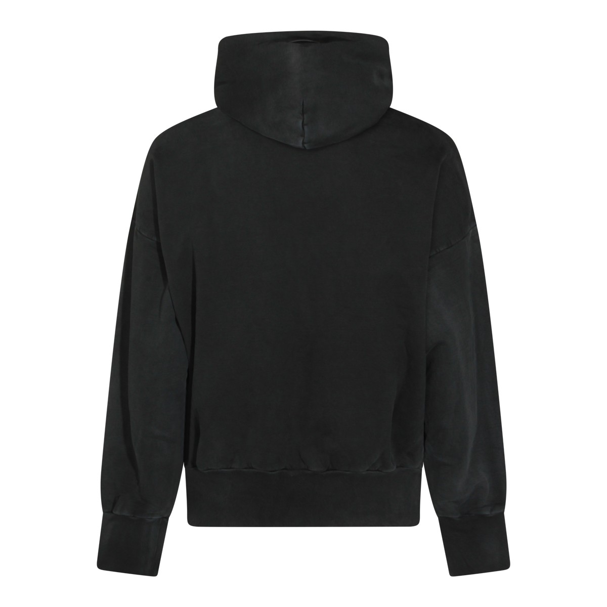 BLACK COTTON SWEATSHIRT