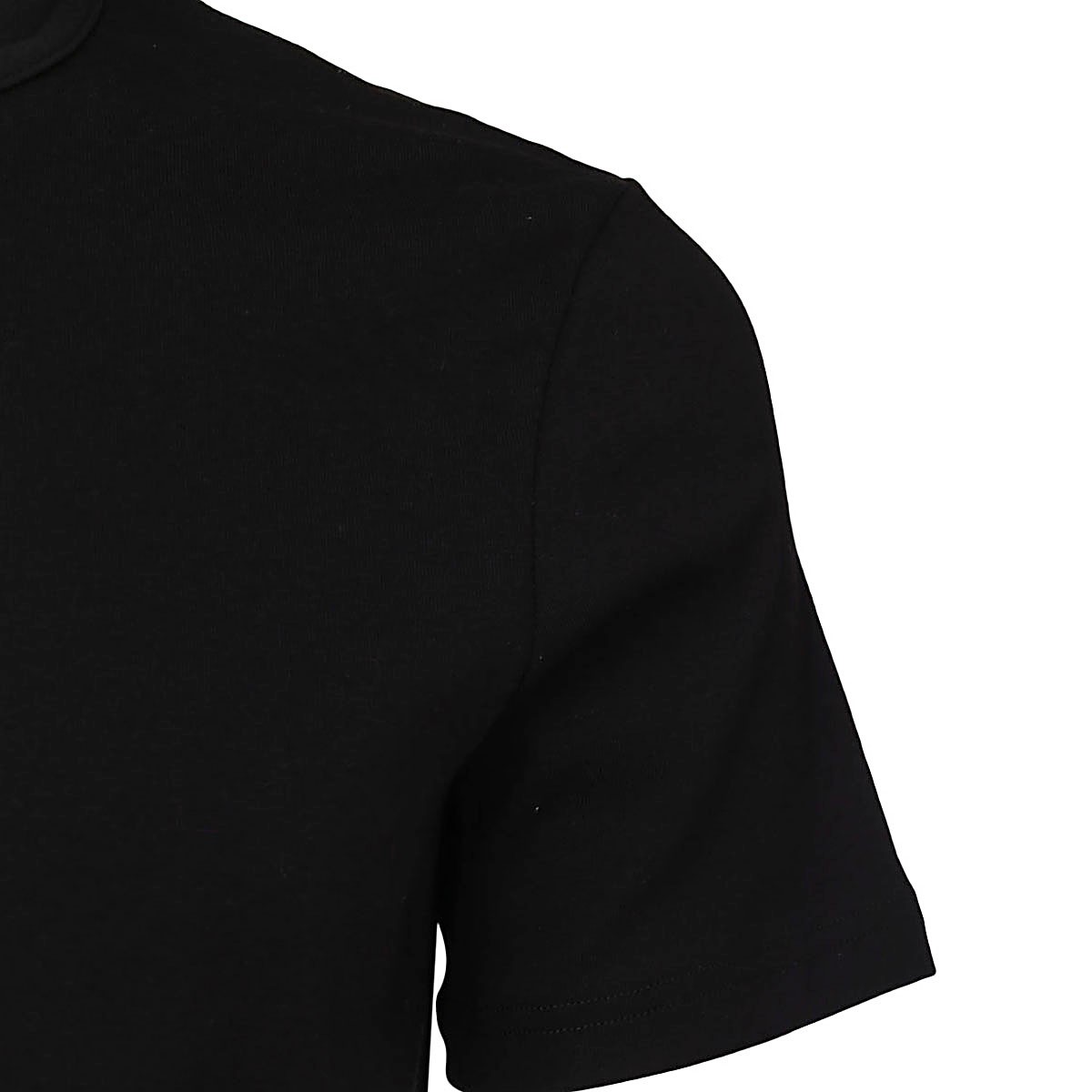 BLACK COTTON T-SHIRT